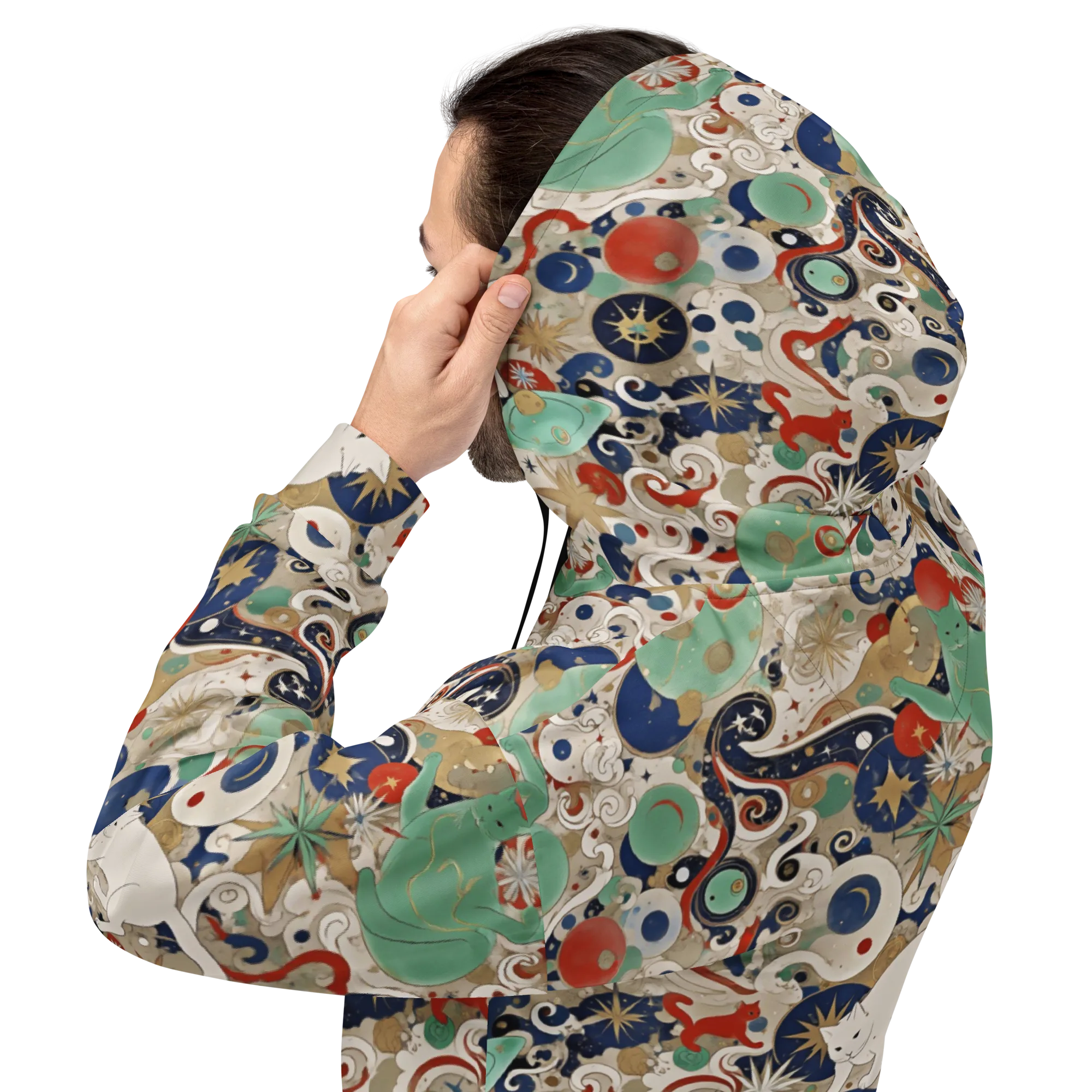 Astral Whiskers on Hoodie — Back