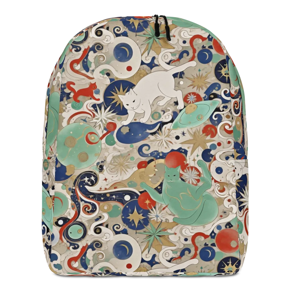 Astral Whiskers on Minimalist Backpack — Front