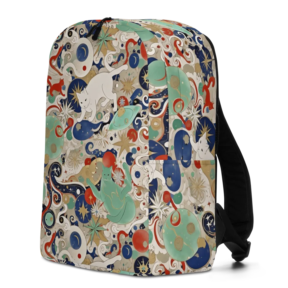 Astral Whiskers on Minimalist Backpack — Left