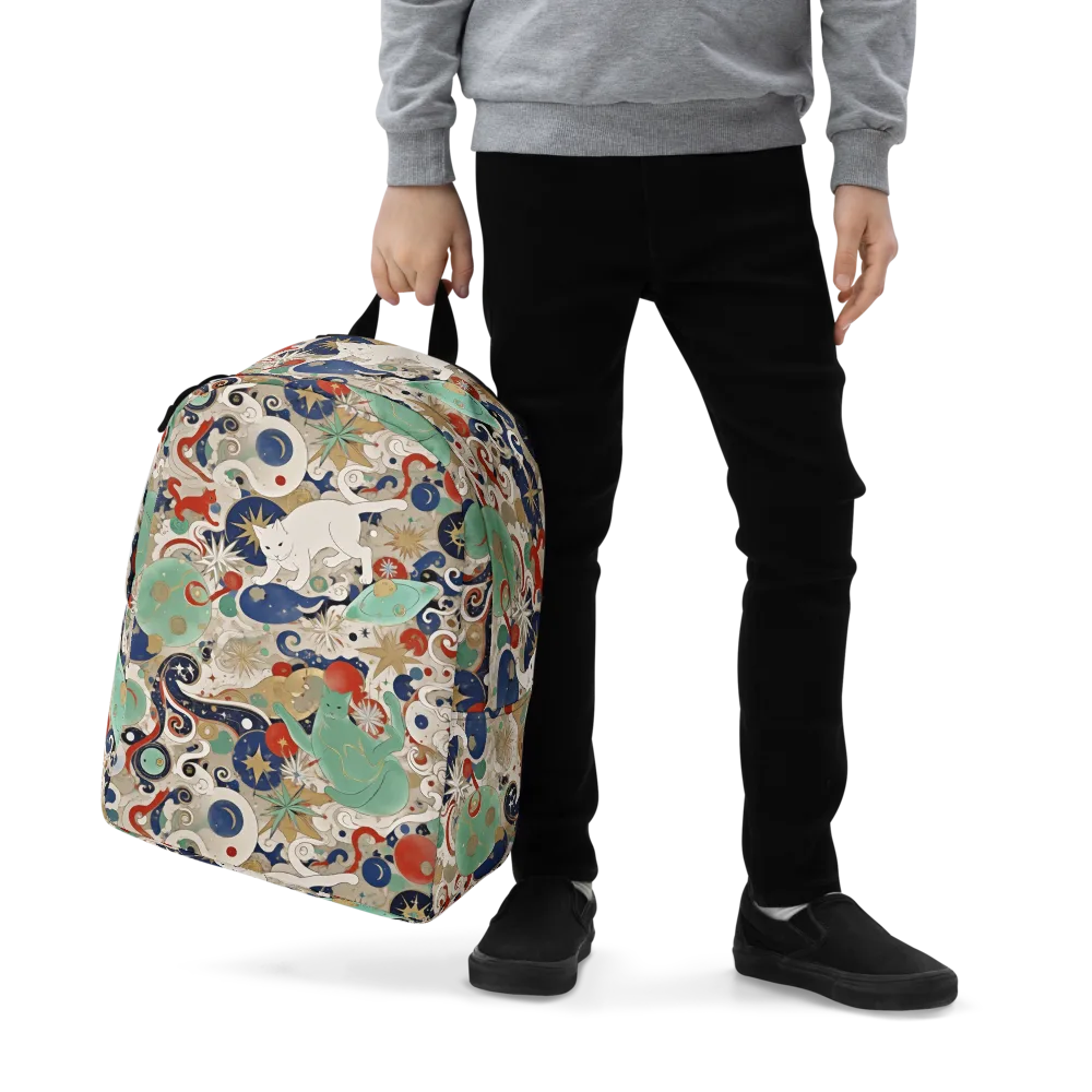 Astral Whiskers on Minimalist Backpack — Zoomed-in