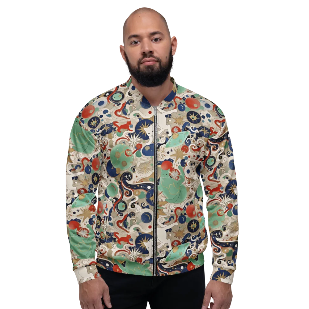 Astral Whiskers on Bomber Jacket — Front