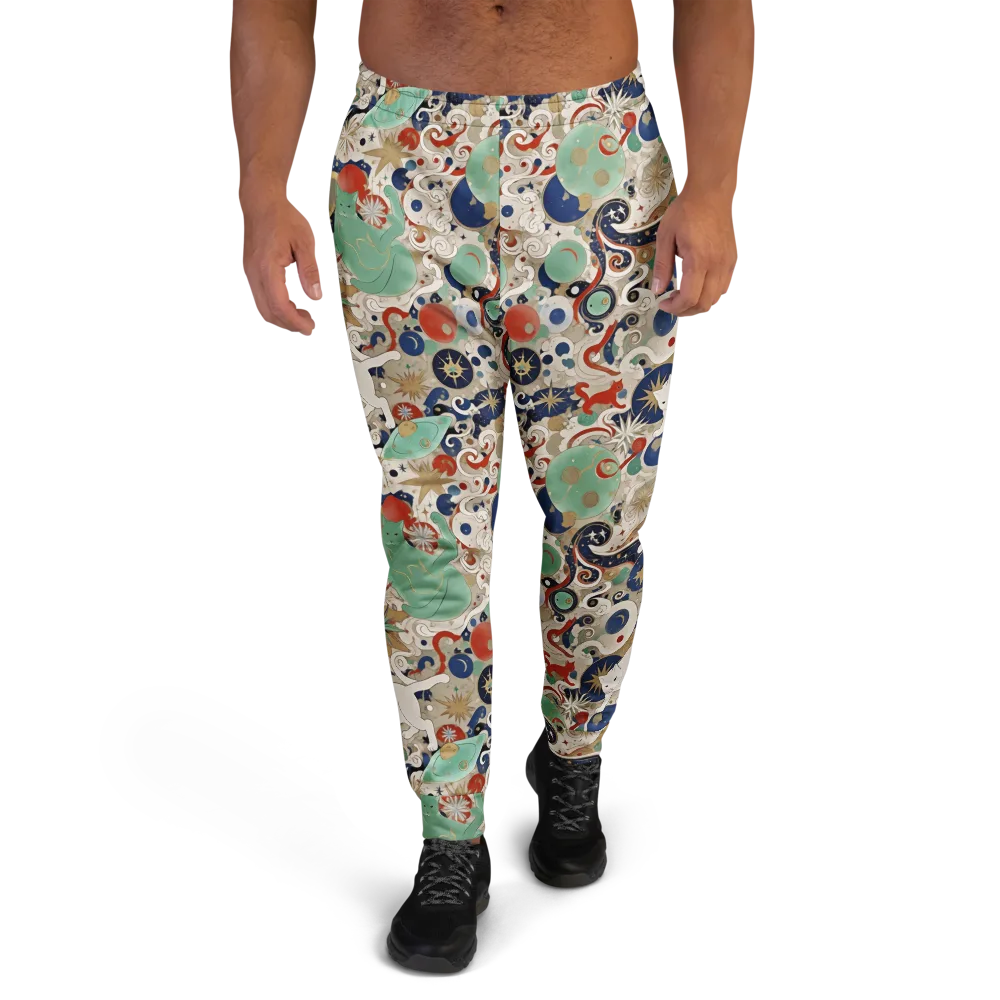 Astral Whiskers on Men's Joggers — Front