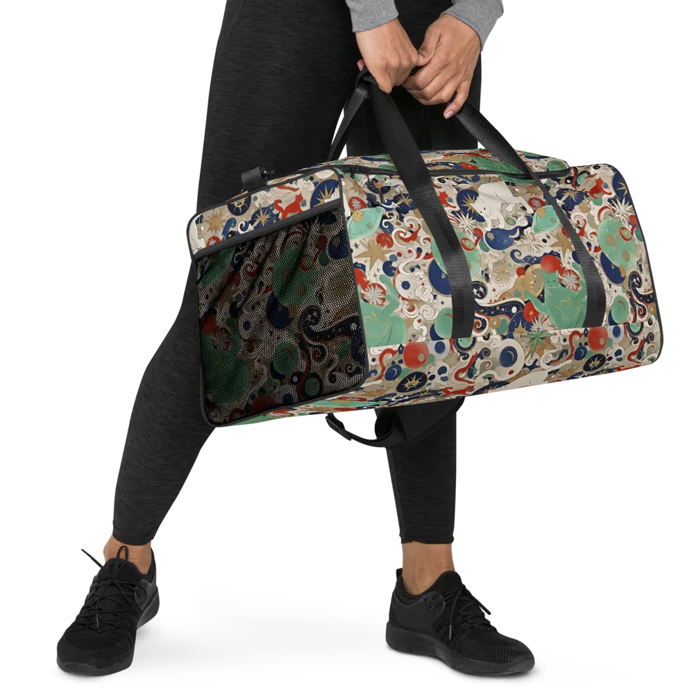 Astral Whiskers on Duffle Bag — Right Front