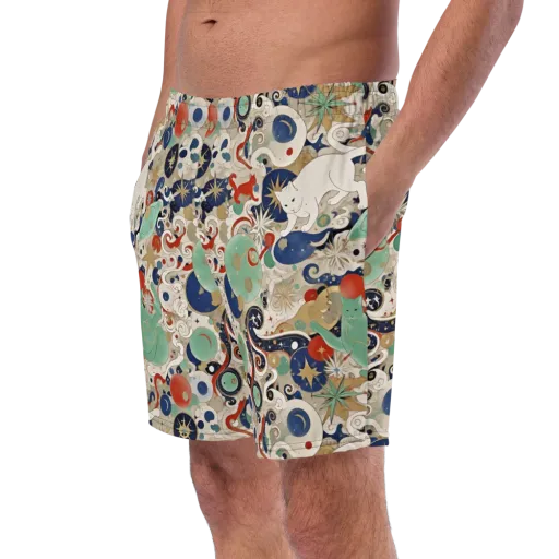 Astral Whiskers on a Swim Trunks