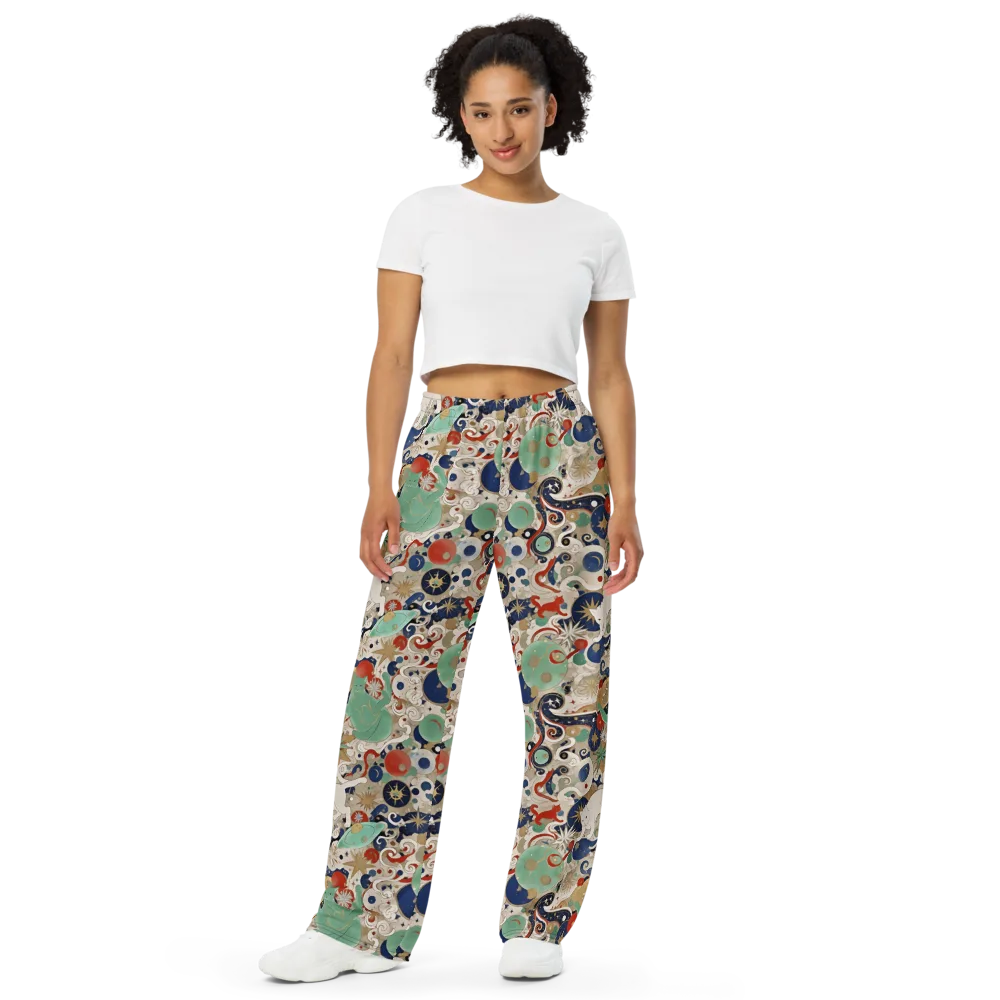 Astral Whiskers on Wide-Leg Pants — Front