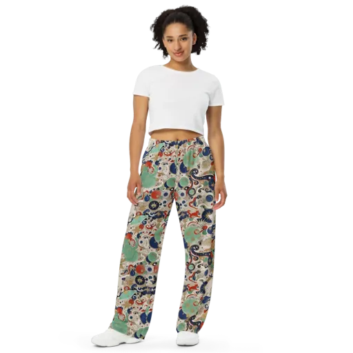 Astral Whiskers on a Wide-Leg Pants