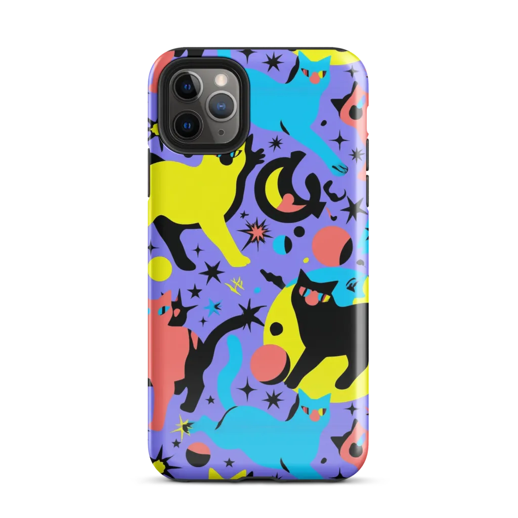 Lunar Meowdown on Tough Case for iPhone® — Front