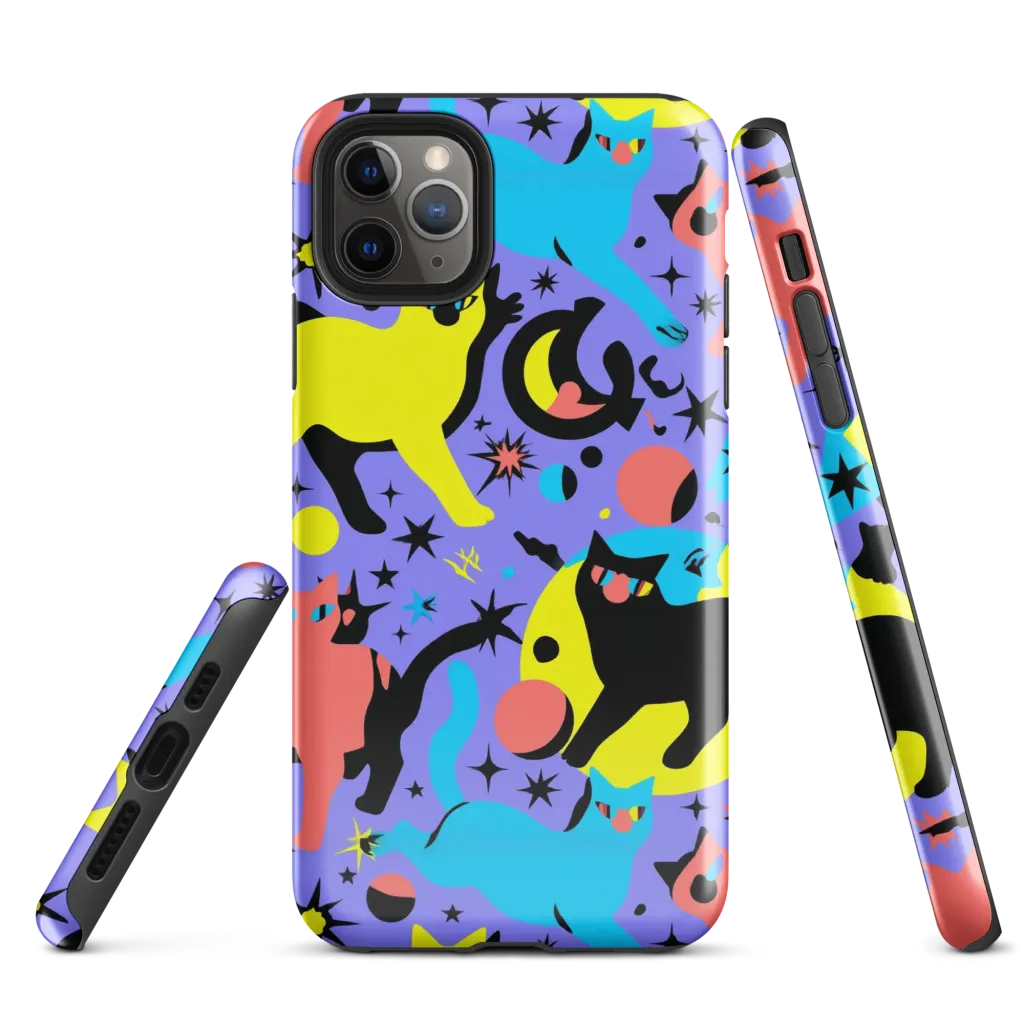Lunar Meowdown on Tough Case for iPhone® — Front