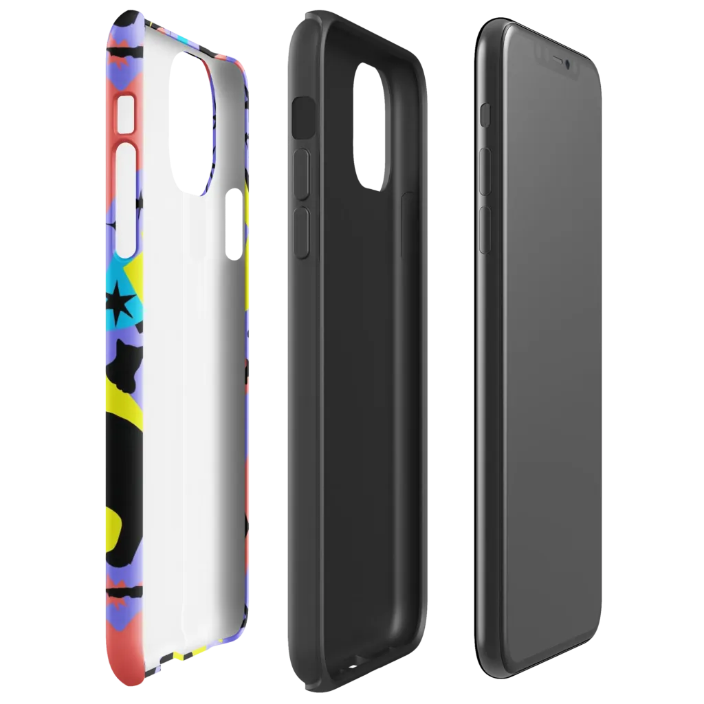 Lunar Meowdown on Tough Case for iPhone® — Right