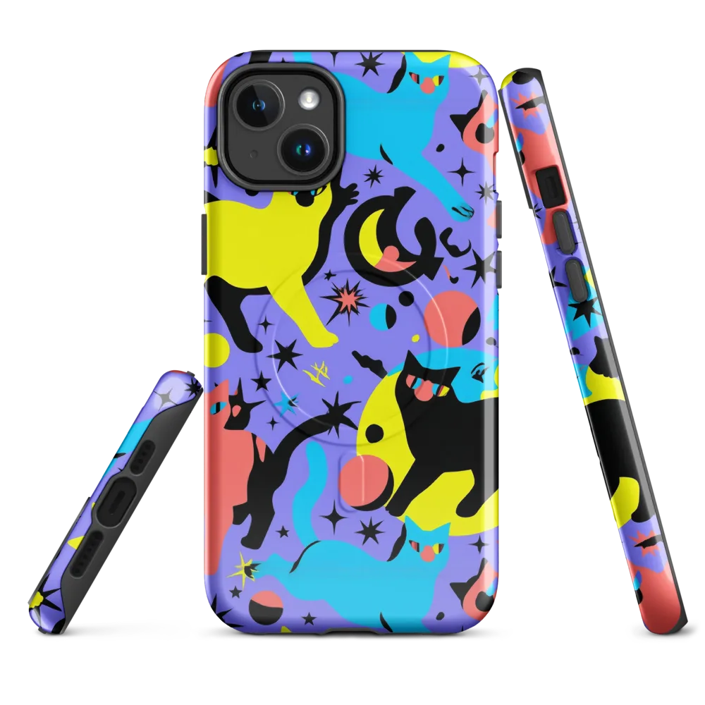 Lunar Meowdown on MagSafe Tough Case for iPhone® — Front