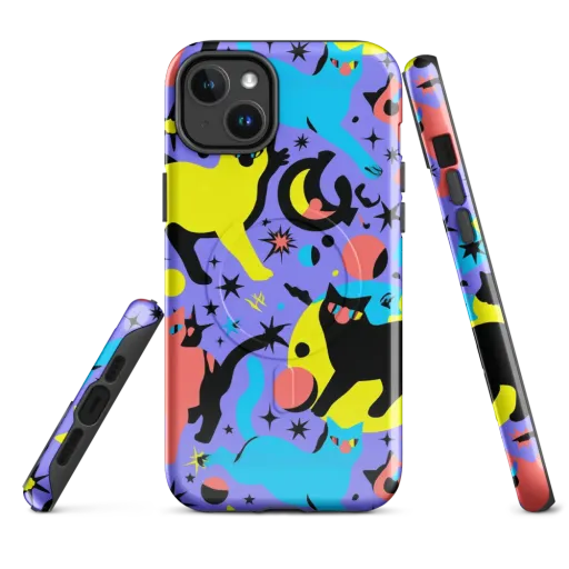 Lunar Meowdown on a MagSafe Tough Case for iPhone®