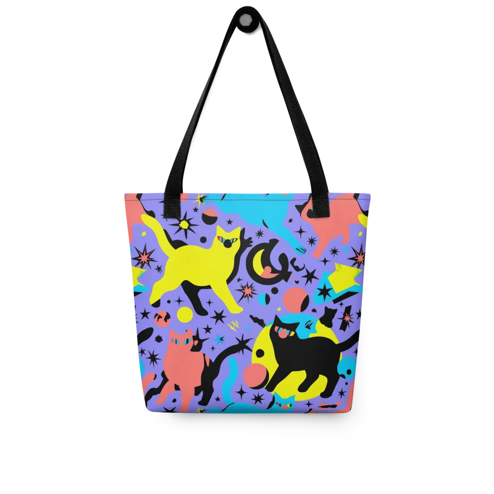 Lunar Meowdown on Tote Bag — Front