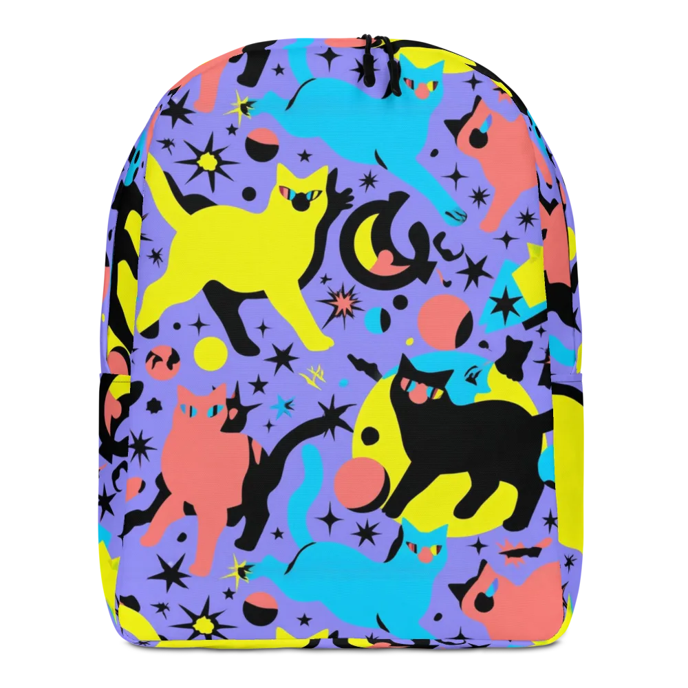 Lunar Meowdown on Minimalist Backpack — Front