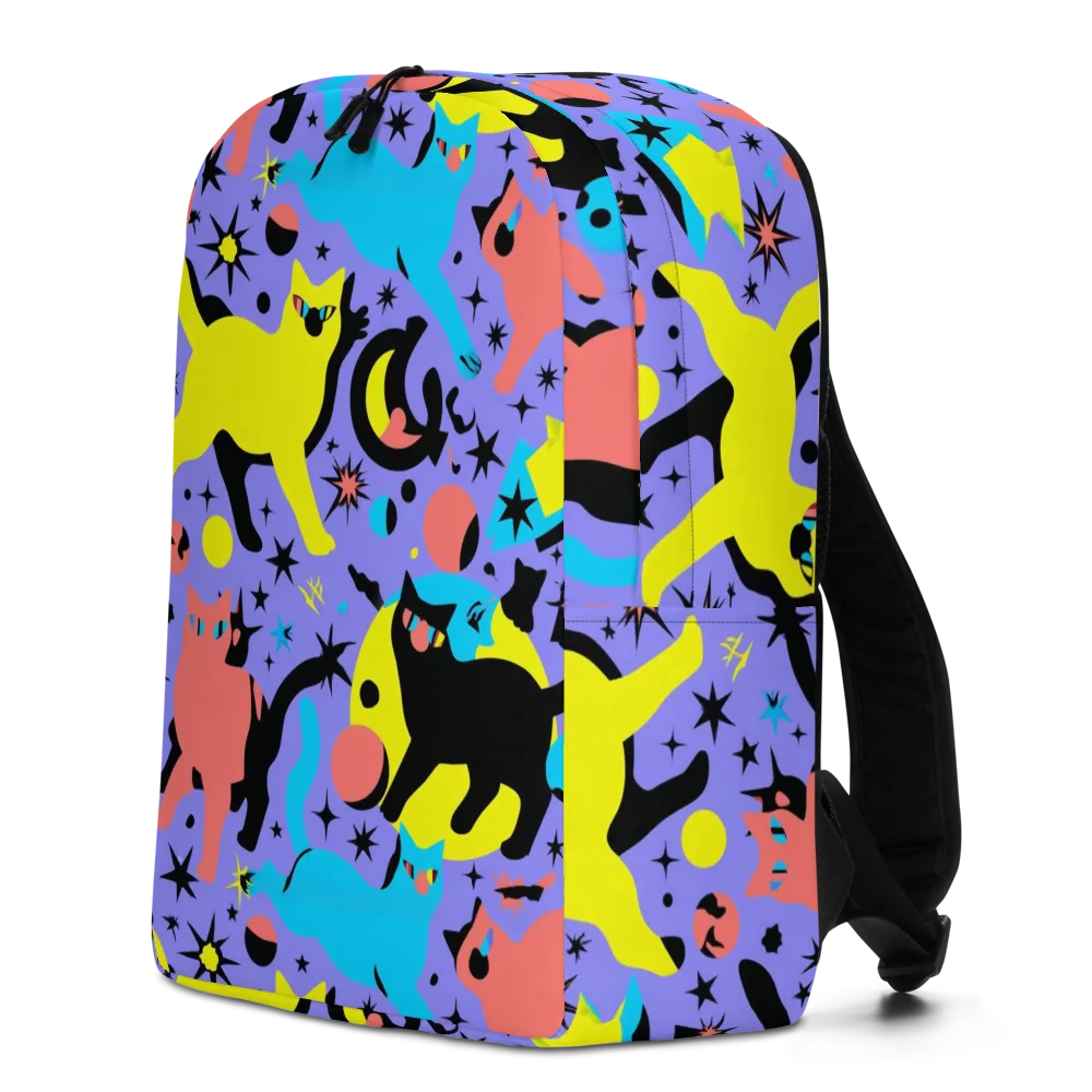 Lunar Meowdown on Minimalist Backpack — Left