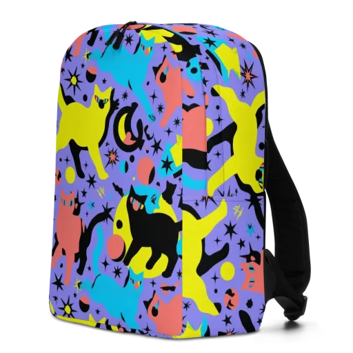 Lunar Meowdown on a Minimalist Backpack