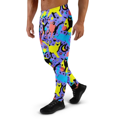Lunar Meowdown on a Men's Joggers
