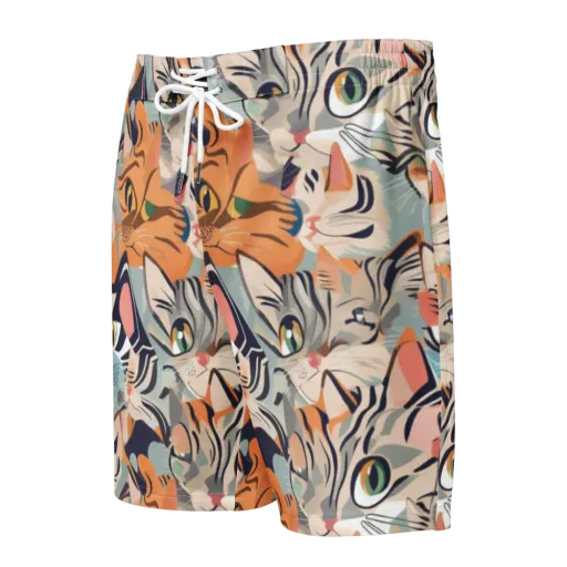 Calico Kaleidoscope on a Men's Board Shorts