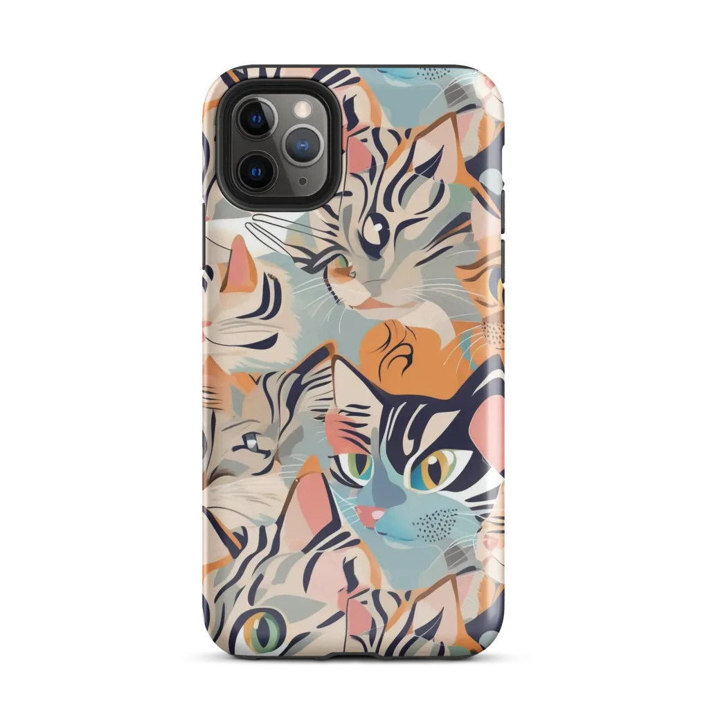 Calico Kaleidoscope on Tough Case for iPhone® — Front