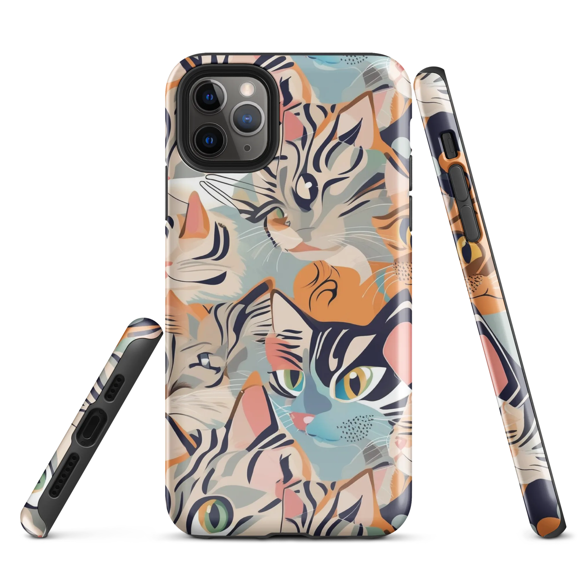 Calico Kaleidoscope on Tough Case for iPhone® — Front