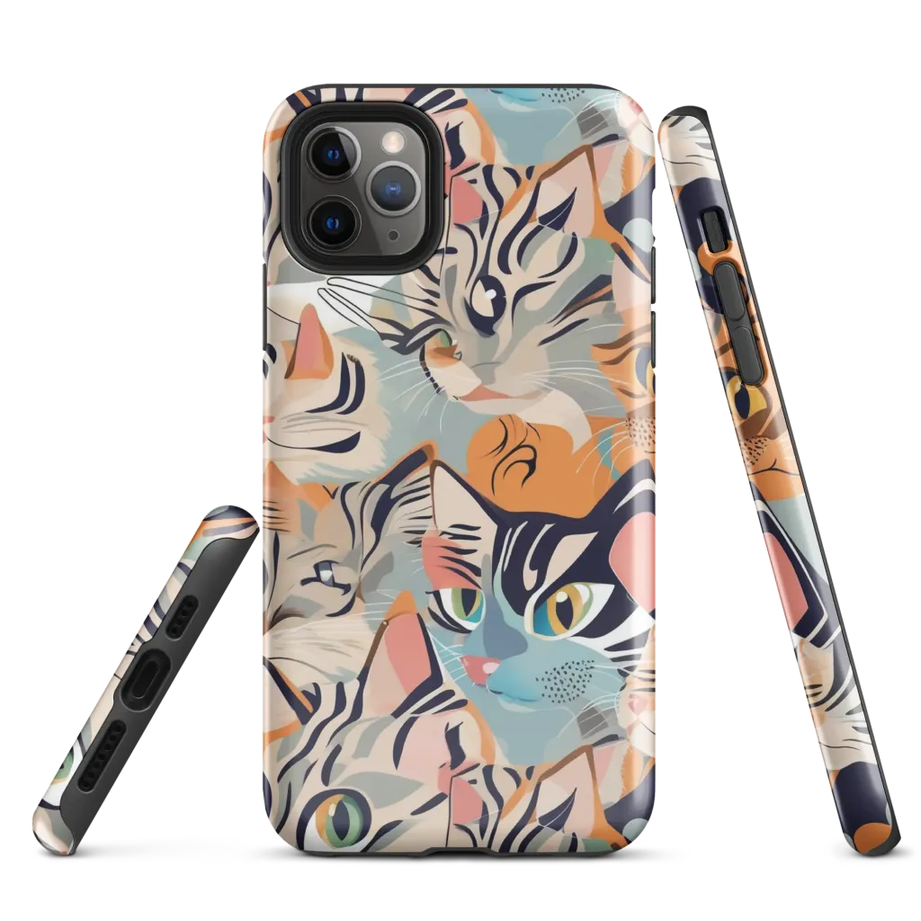 Calico Kaleidoscope on Tough Case for iPhone® — Front