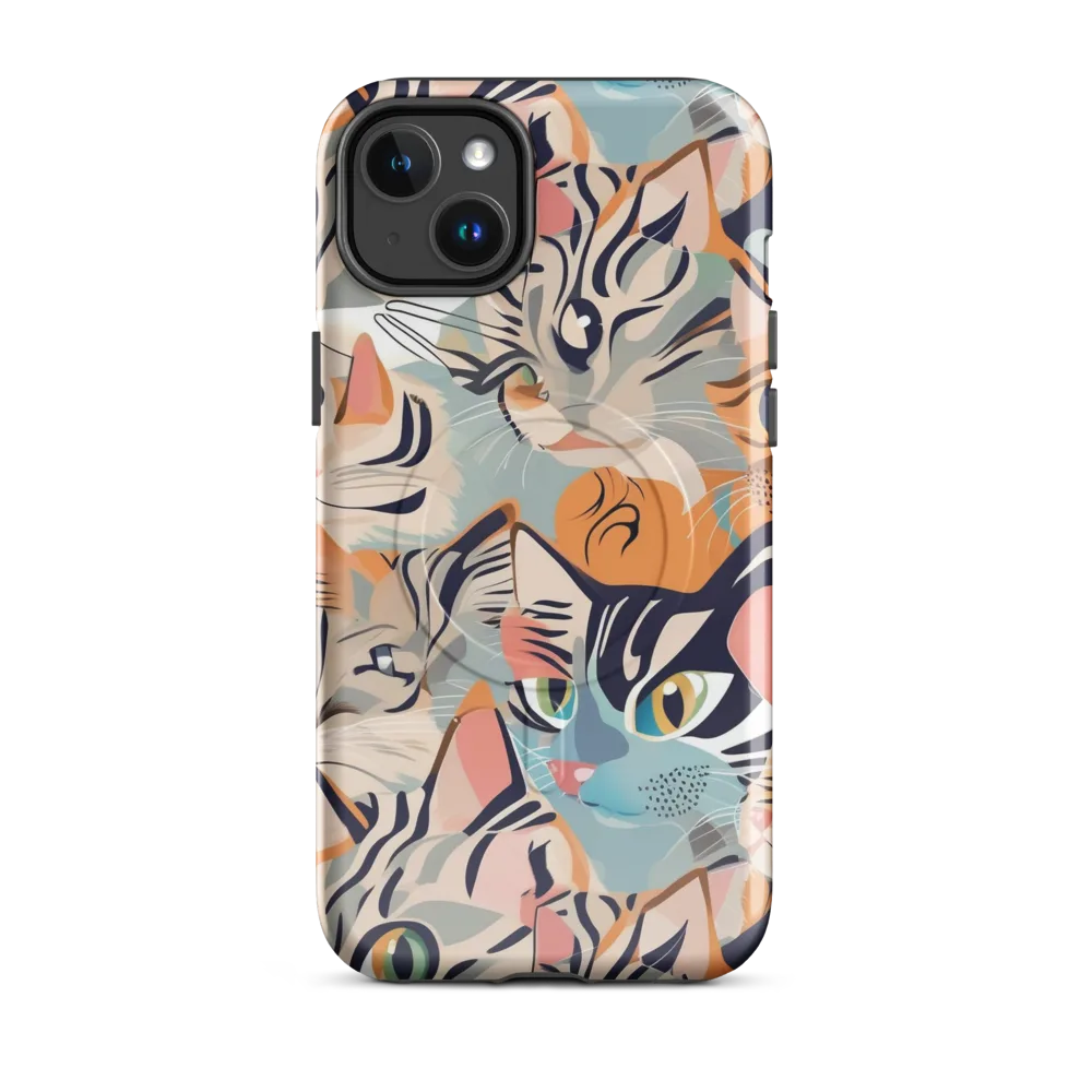 Calico Kaleidoscope on MagSafe Tough Case for iPhone® — Front