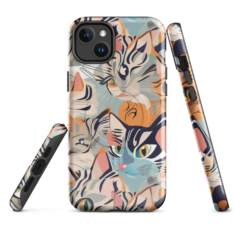 Calico Kaleidoscope on MagSafe Tough Case for iPhone® — Front