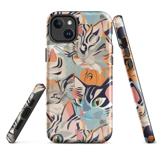 Calico Kaleidoscope on a MagSafe Tough Case for iPhone®