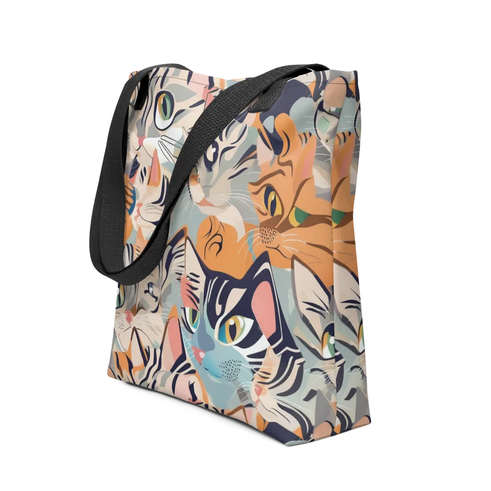 Calico Kaleidoscope on Tote Bag — Front