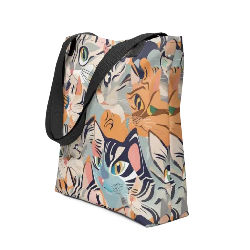 Calico Kaleidoscope on a Tote Bag