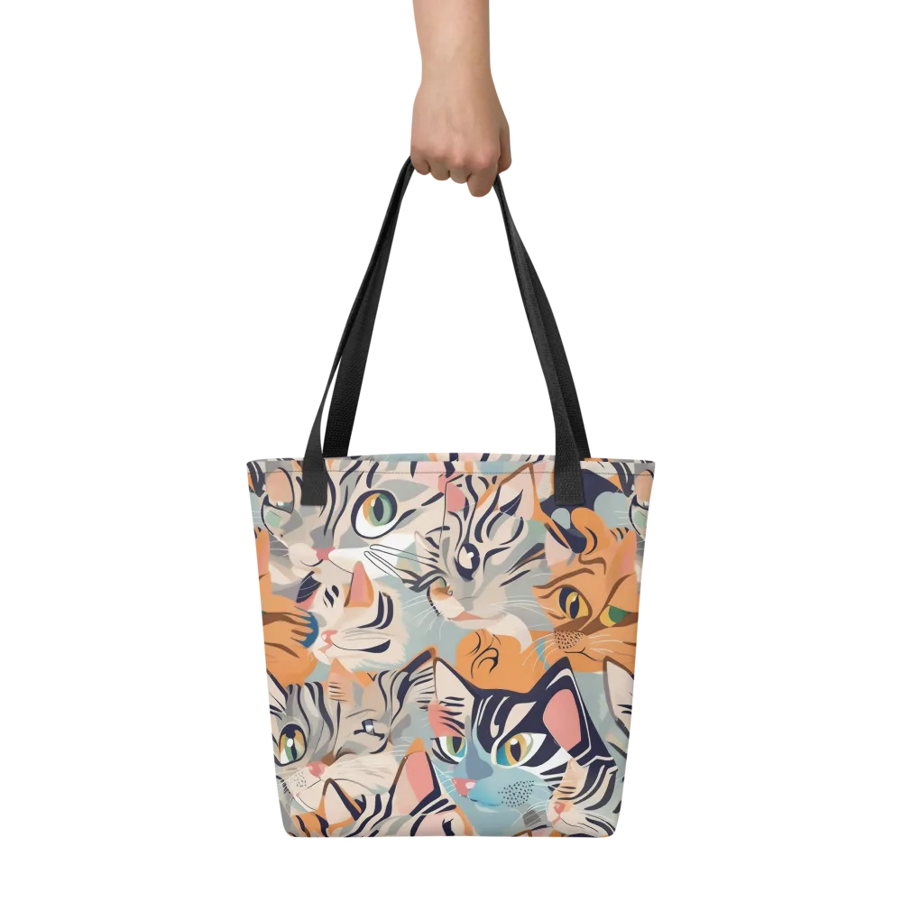 Calico Kaleidoscope on Tote Bag — Front