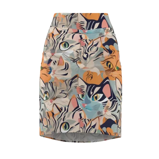 Calico Kaleidoscope on a Pencil Skirt