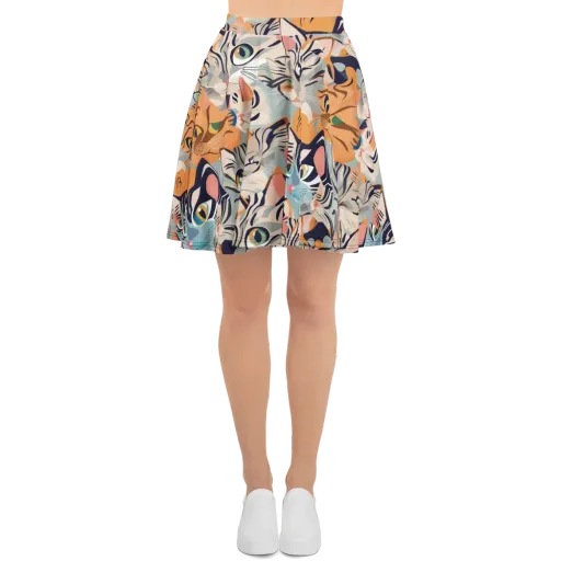 Calico Kaleidoscope on a Skater Skirt