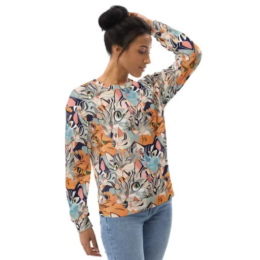 Calico Kaleidoscope on a Sweatshirt
