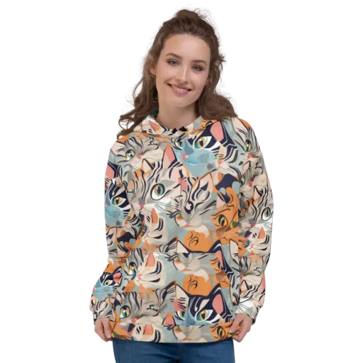 Calico Kaleidoscope on a Hoodie
