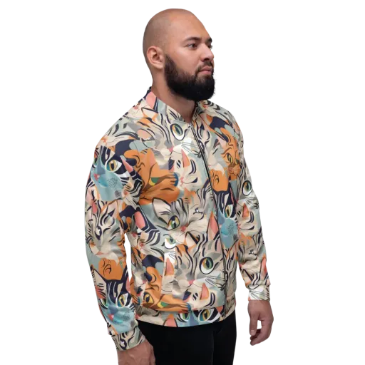 Calico Kaleidoscope on a Bomber Jacket