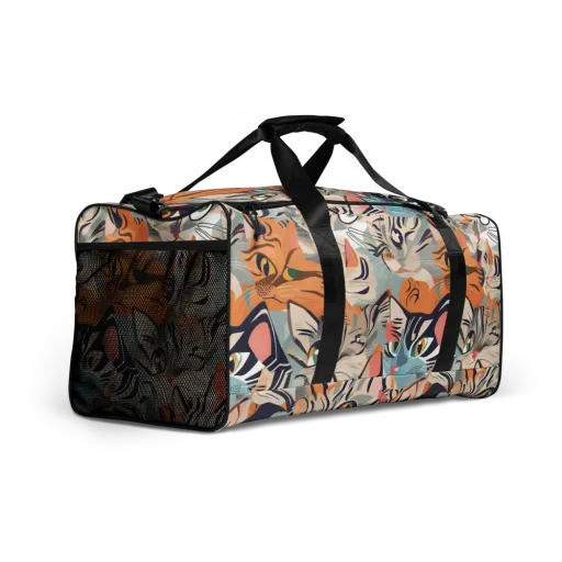 Calico Kaleidoscope on a Duffle Bag