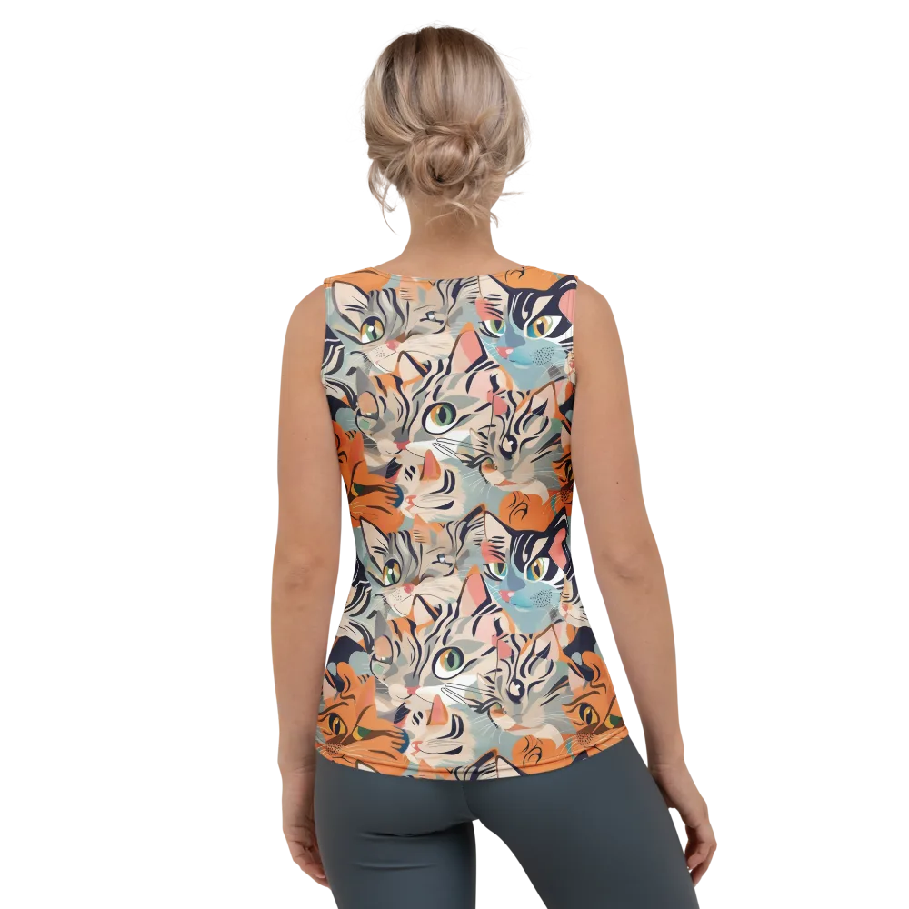Calico Kaleidoscope on Women's Tank Top — Back