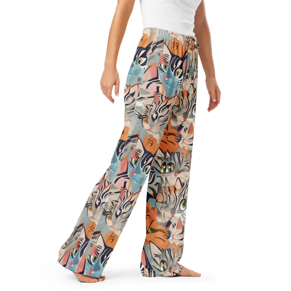 Calico Kaleidoscope on Women's Pajama Pants — Right Front