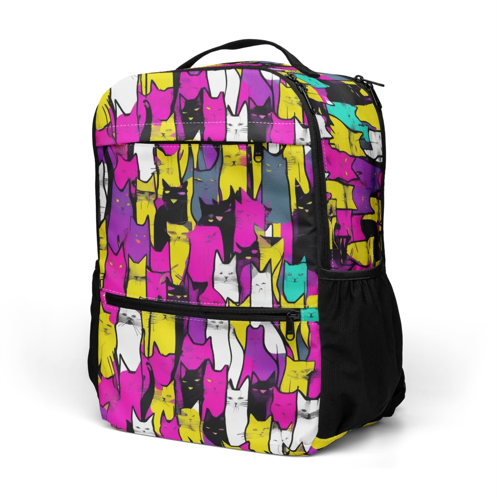 Feline Fever on Utility Backpack — Left Front