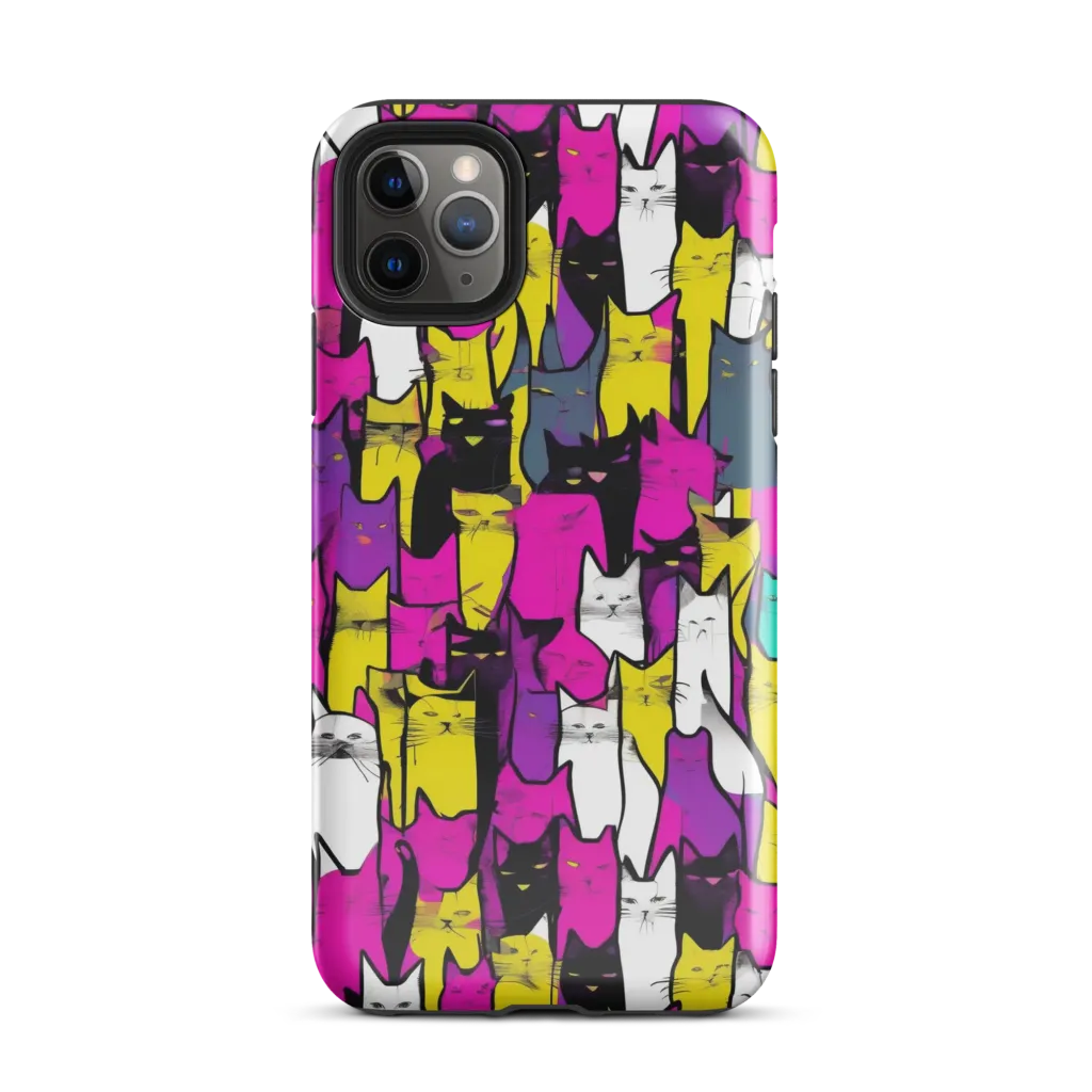 Feline Fever on Tough Case for iPhone® — Front
