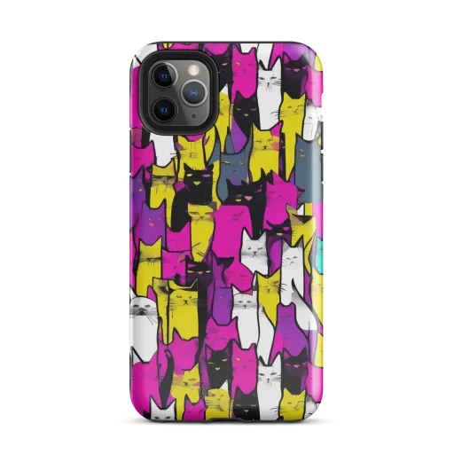 Feline Fever on a Tough Case for iPhone®