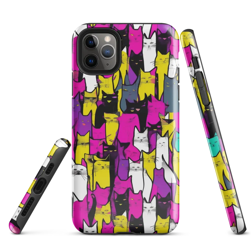 Feline Fever on Tough Case for iPhone® — Front