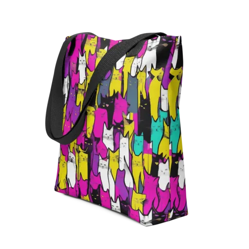 Feline Fever on a Tote Bag