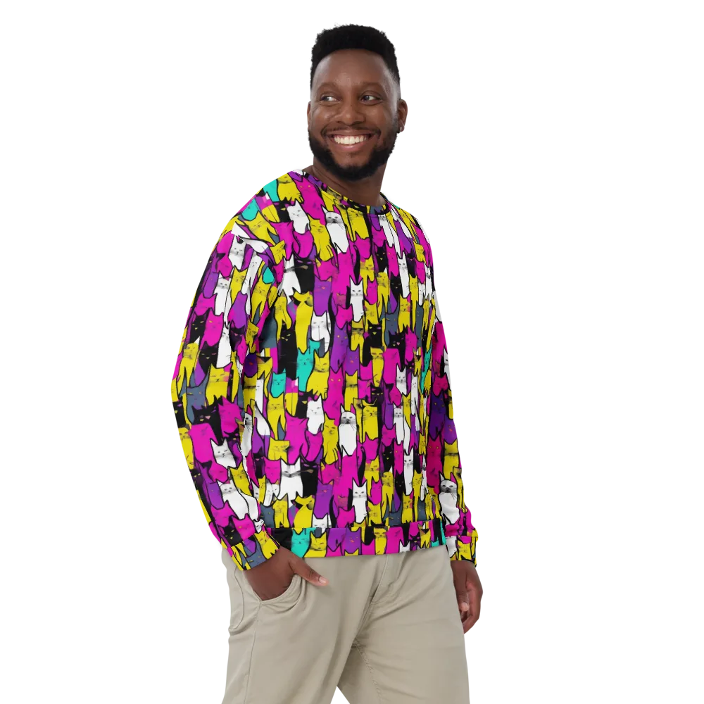 Feline Fever on Sweatshirt — Front