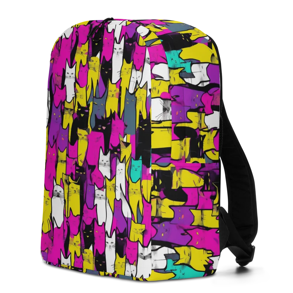 Feline Fever on Minimalist Backpack — Left