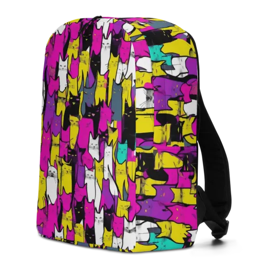 Feline Fever on a Minimalist Backpack