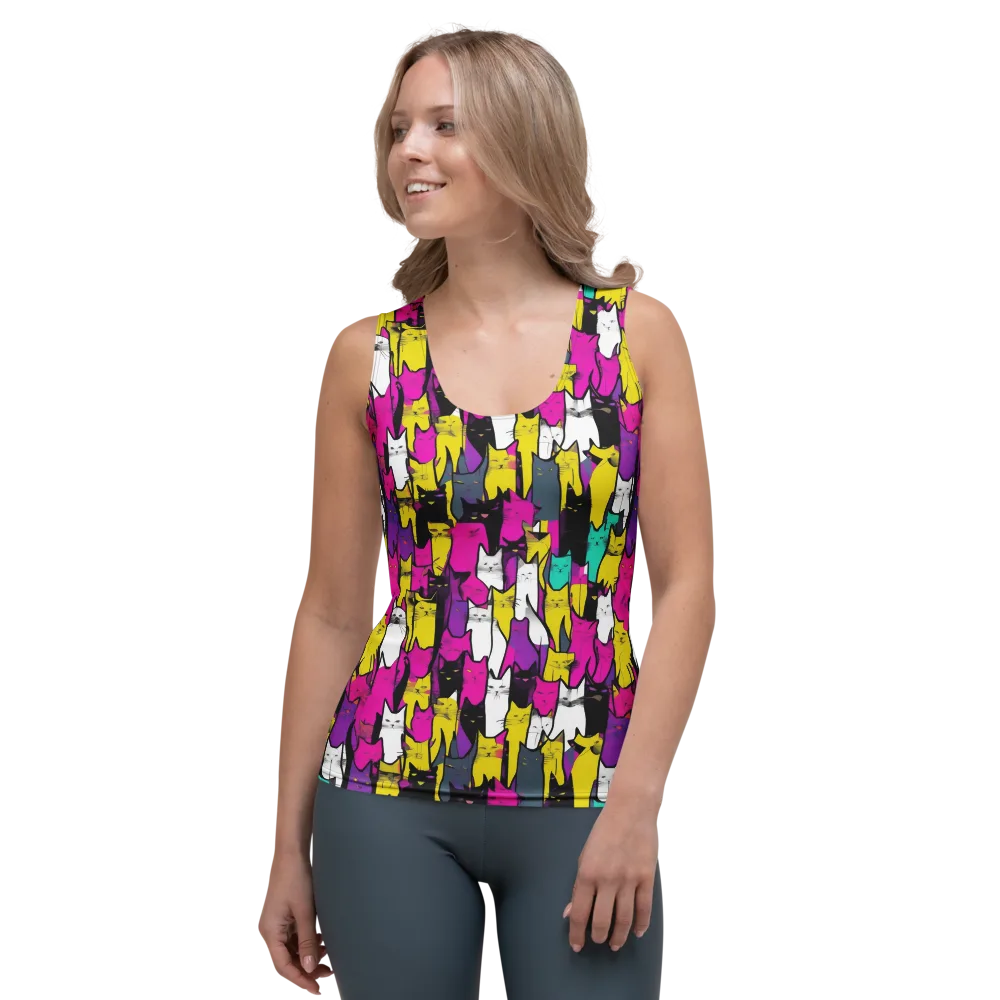 Feline Fever on Women's Tank Top — Front