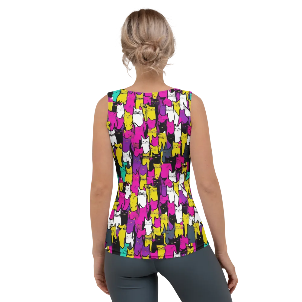 Feline Fever on Women's Tank Top — Back