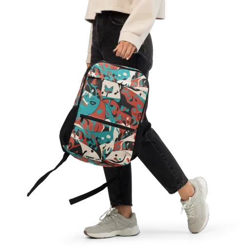 Coral Catwalk on a Utility Backpack
