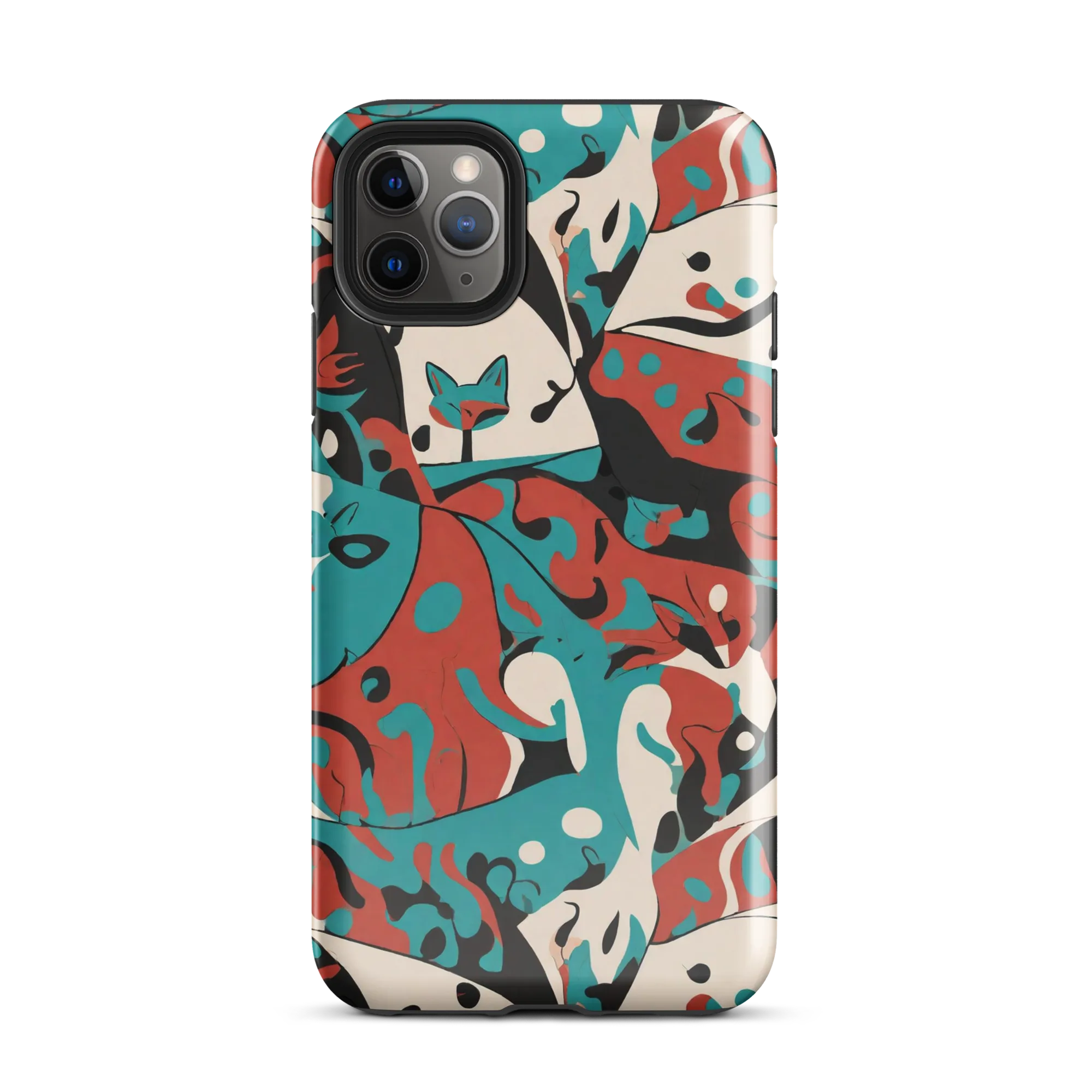 Coral Catwalk on Tough Case for iPhone® — Front